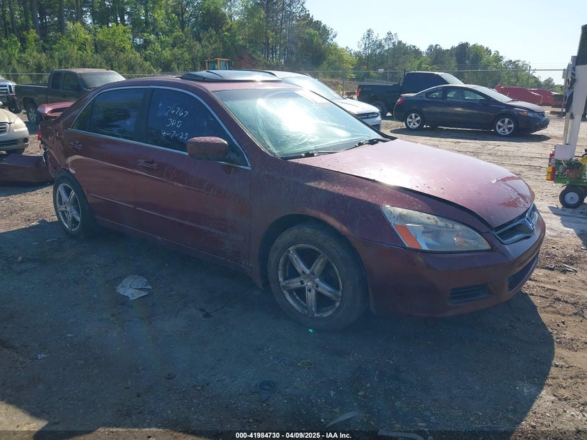 2007 HONDA ACCORD VIN: 1HGCM665X7A080954