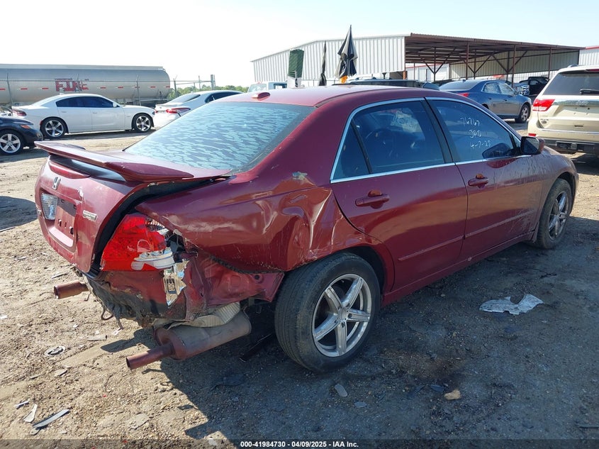 2007 HONDA ACCORD VIN: 1HGCM665X7A080954