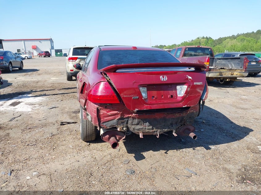 2007 HONDA ACCORD VIN: 1HGCM665X7A080954