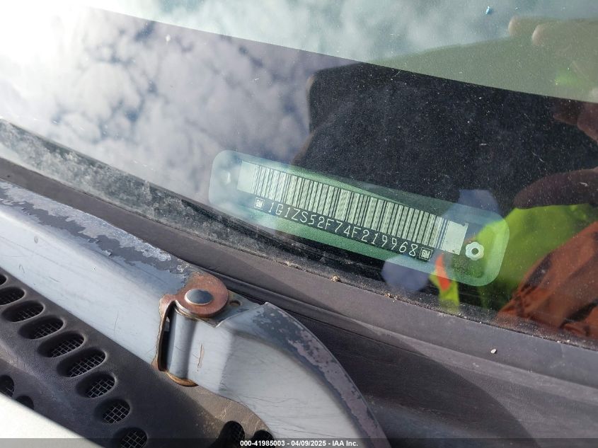 2004 Chevrolet Malibu VIN: 1G1ZS52F74F219968 Lot: 41985003