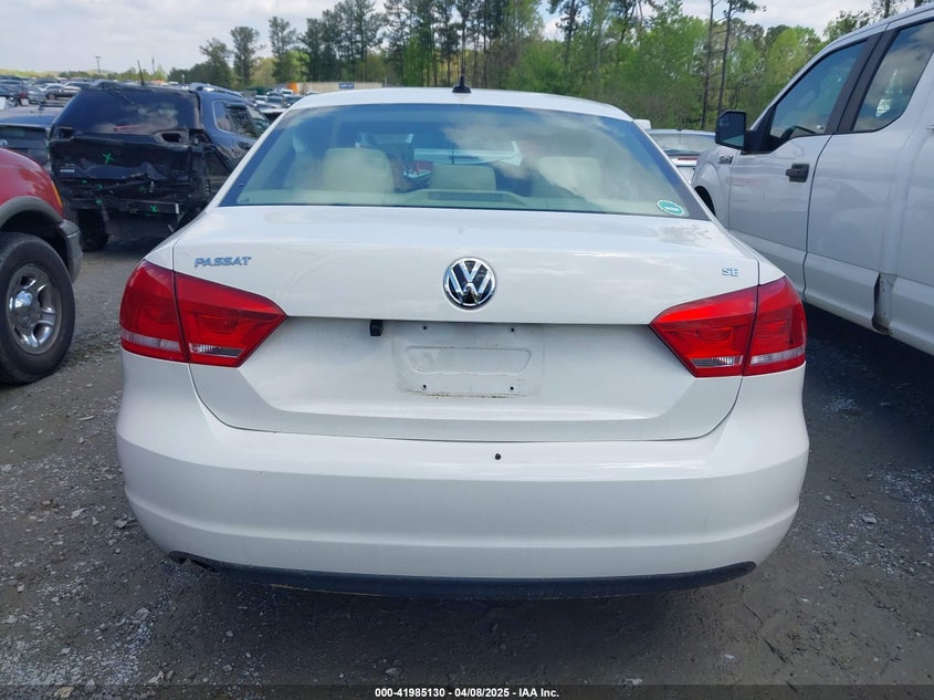 2013 VOLKSWAGEN PASSAT 2.5L SE - 1VWBH7A34DC141383