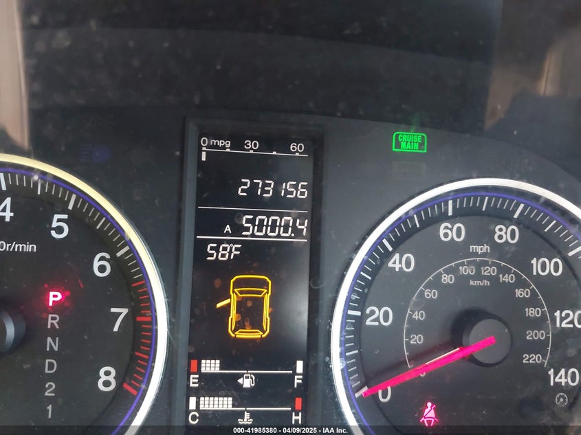 2009 HONDA CR-V VIN: 5J6RE48709L027643