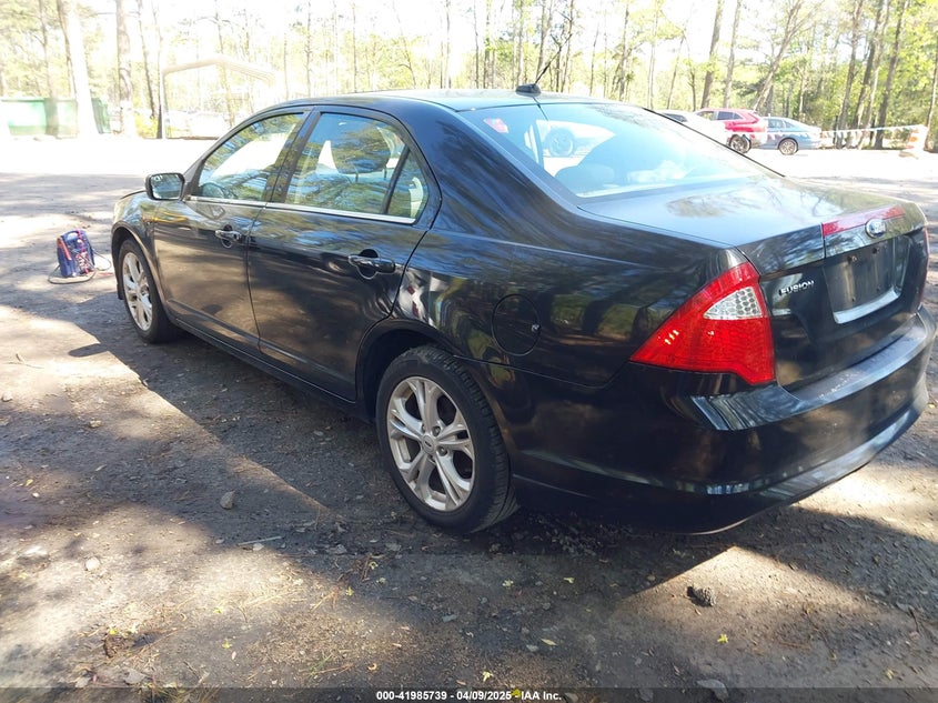 2012 FORD FUSION VIN: 3FAHP0HA4CR307046