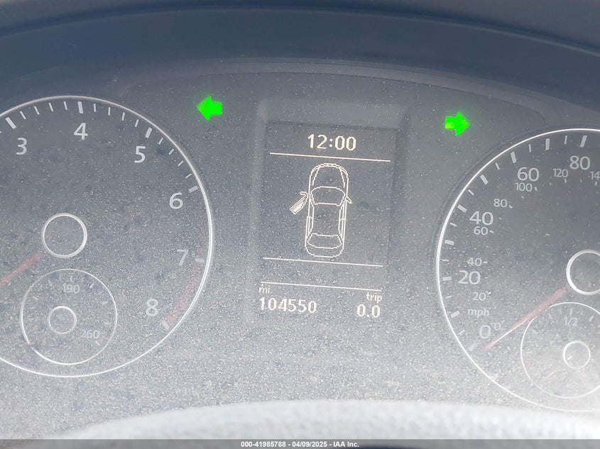 2014 VOLKSWAGEN PASSAT VIN: 1VWBT7A30EC047968