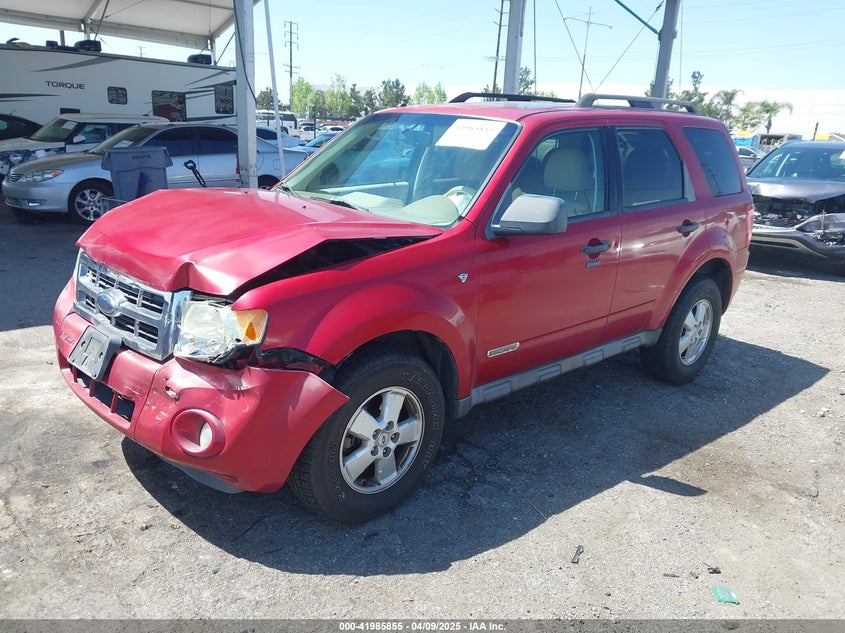 2008 FORD ESCAPE VIN: 1FMCU93198KD65749