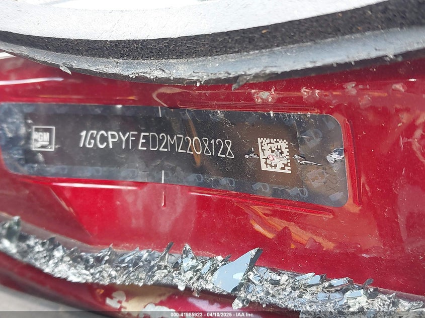 2021 CHEVROLET SILVERADO 1500 4WD  SHORT BED LT TRAIL BOSS - 1GCPYFED2MZ208128