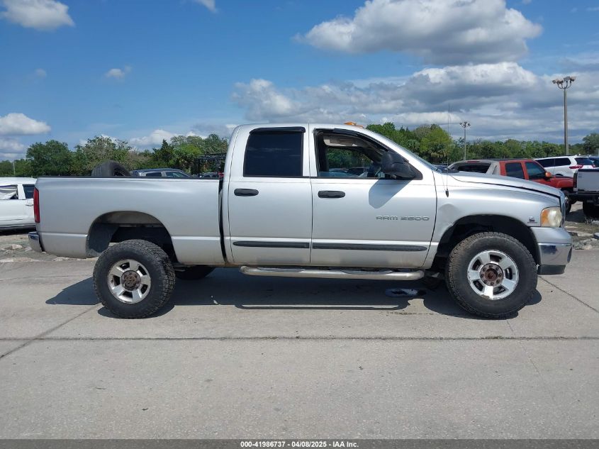 2005 Dodge Ram 2500 Slt/Laramie VIN: 3D7KS28C55G837803 Lot: 41986737