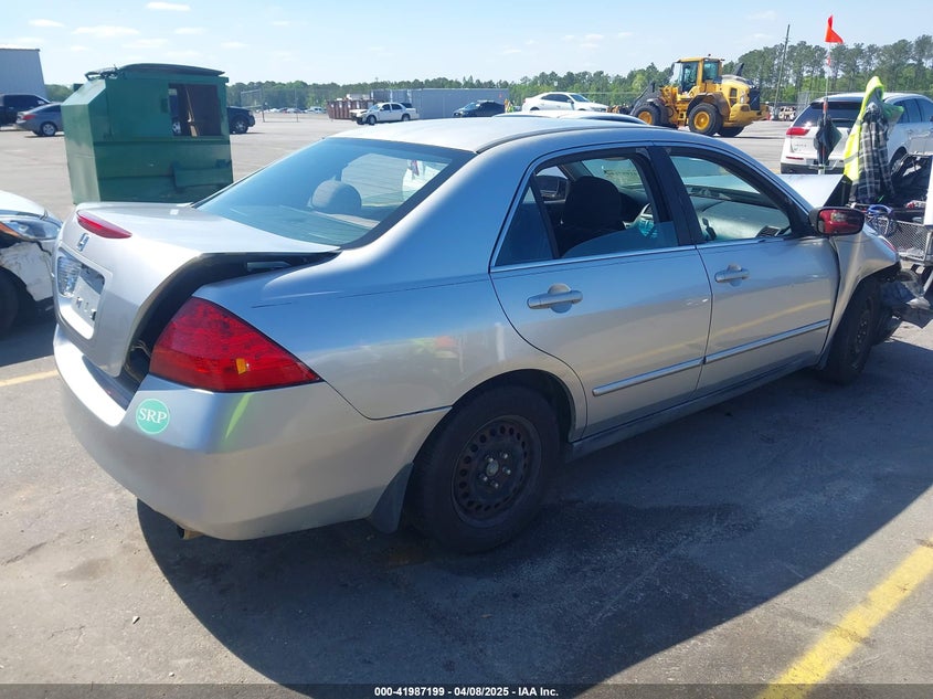 2007 HONDA ACCORD VIN: 3HGCM56497G705508