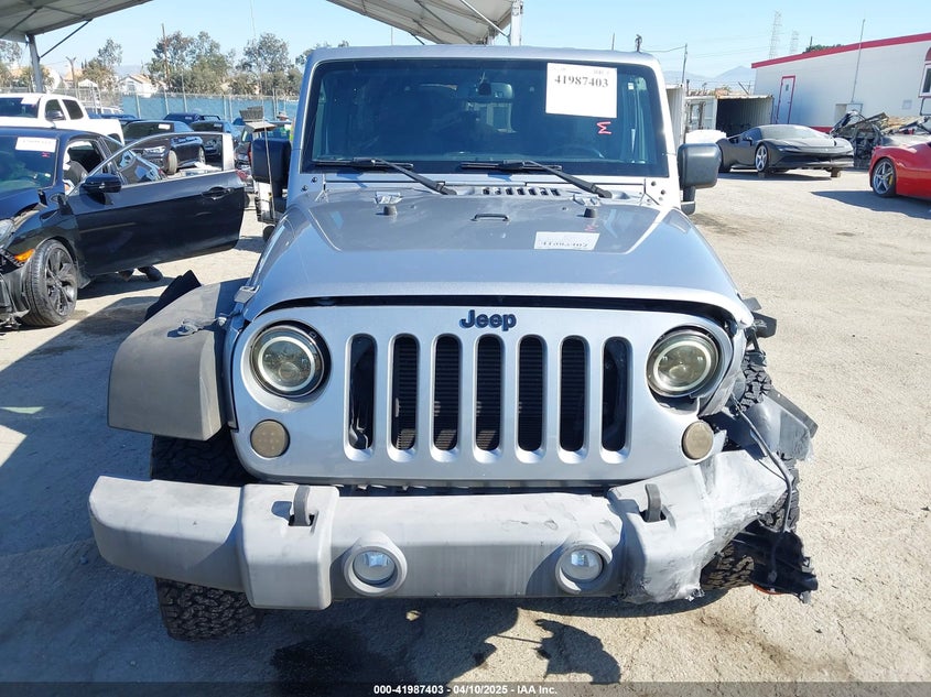 2016 JEEP WRANGLER UNLIMITED VIN: 1C4BJWDG5GL309813