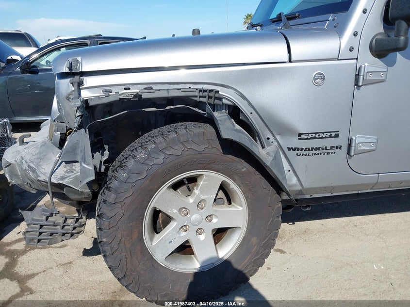 2016 JEEP WRANGLER UNLIMITED VIN: 1C4BJWDG5GL309813