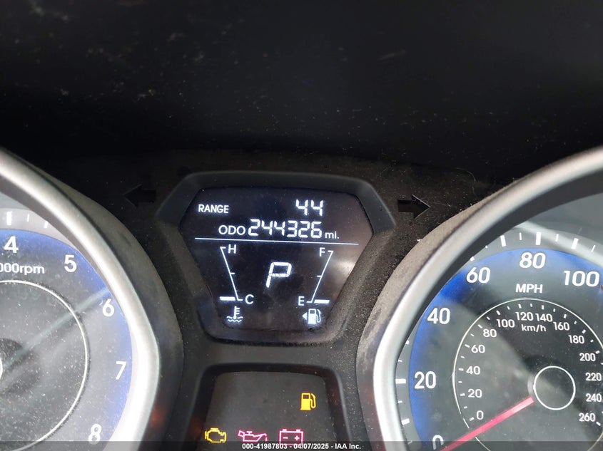2012 HYUNDAI ELANTRA VIN: KMHDH4AE6CU260276