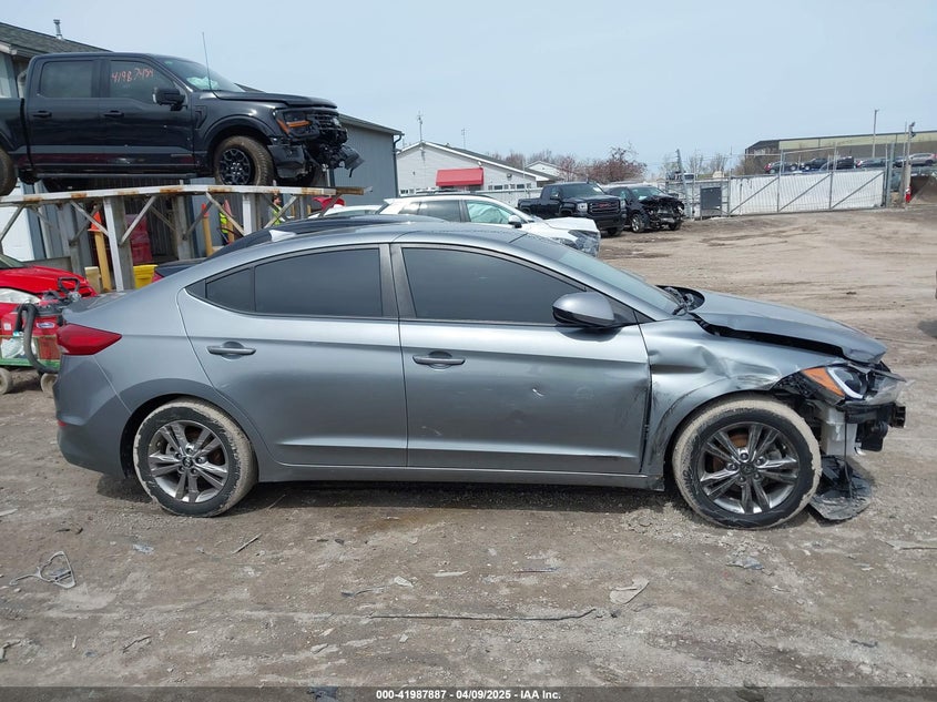2018 HYUNDAI ELANTRA VIN: KMHD84LF9JU607893
