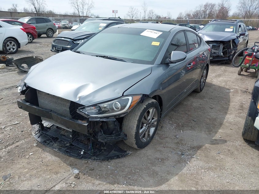 2018 HYUNDAI ELANTRA VIN: KMHD84LF9JU607893