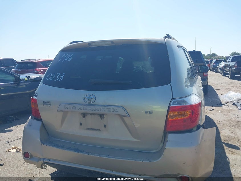 2008 TOYOTA HIGHLANDER VIN: JTEDS41A682040038