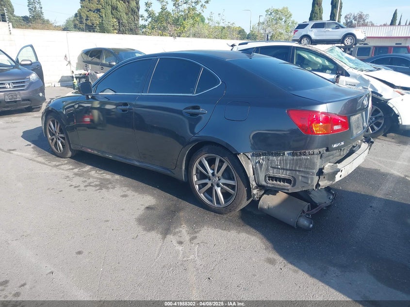 2008 LEXUS IS VIN: JTHBK262482059056