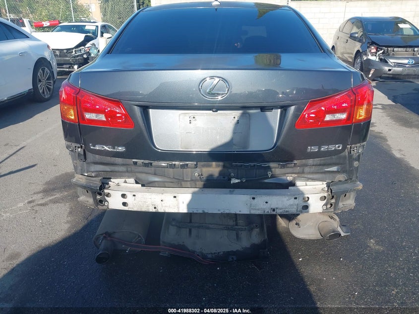 2008 LEXUS IS VIN: JTHBK262482059056