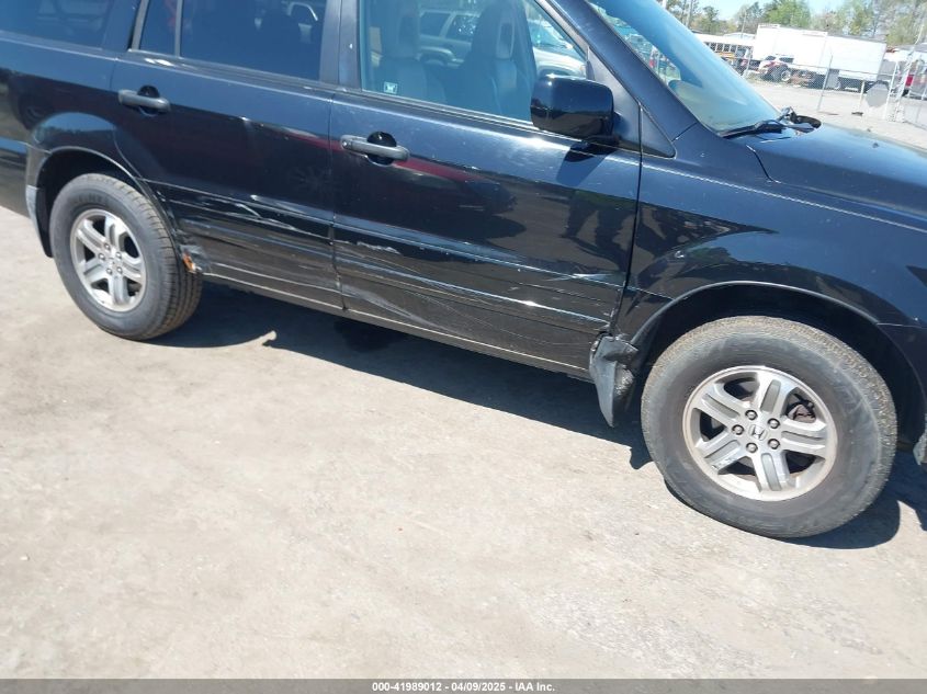 2005 Honda Pilot Ex-L VIN: 5FNYF18665B023730 Lot: 41989012