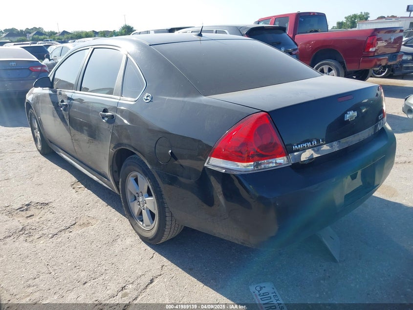 2009 CHEVROLET IMPALA VIN: 2G1WT57K491112834