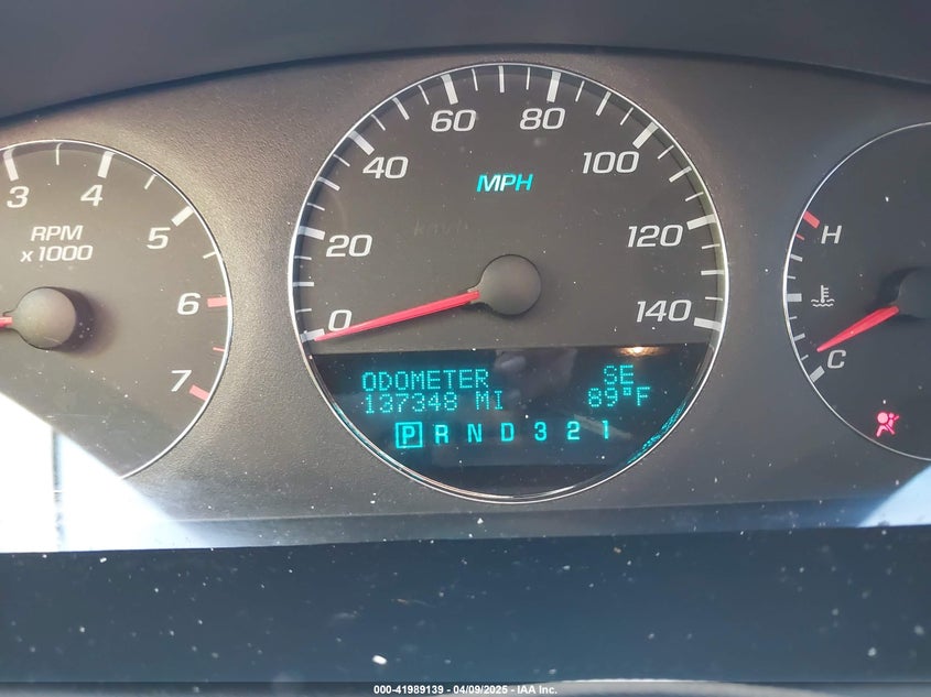 2009 CHEVROLET IMPALA VIN: 2G1WT57K491112834