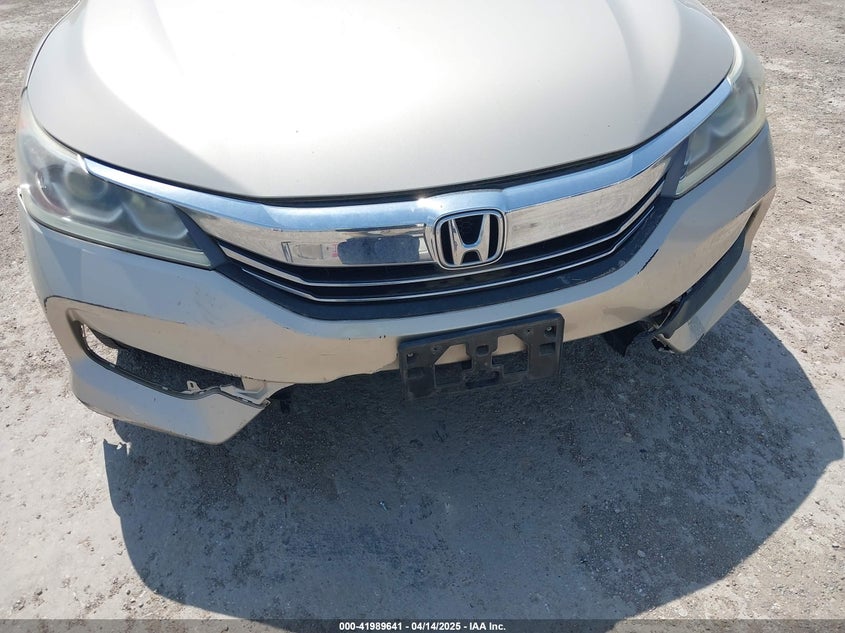 2016 HONDA ACCORD VIN: 1HGCR2F37GA187338