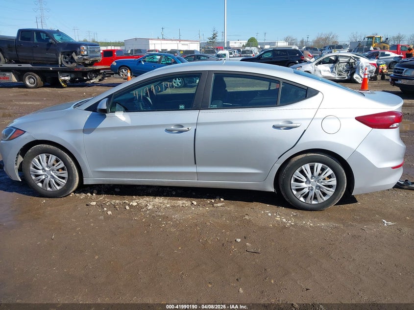 2018 HYUNDAI ELANTRA VIN: 5NPD74LF7JH261683