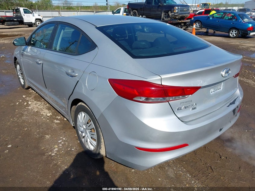 2018 HYUNDAI ELANTRA VIN: 5NPD74LF7JH261683