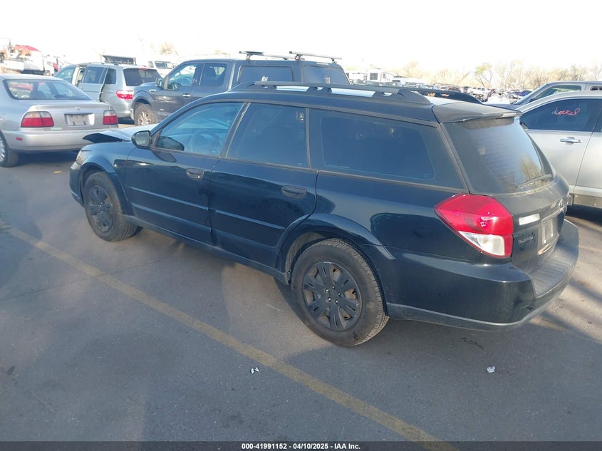 2008 SUBARU OUTBACK VIN: 4S4BP60C087301402