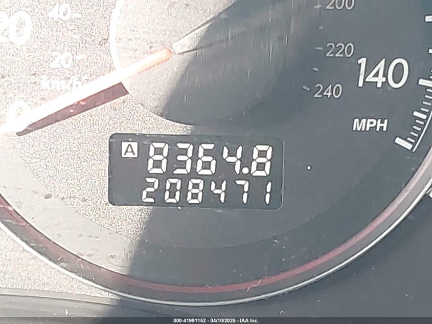 2008 SUBARU OUTBACK VIN: 4S4BP60C087301402