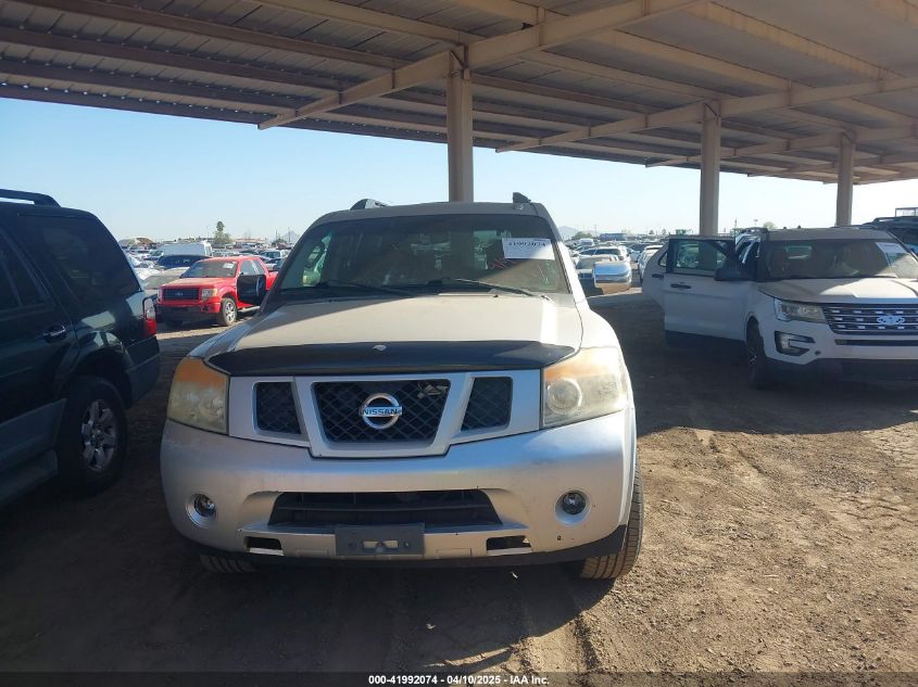 2012 Nissan Armada Sv VIN: 5N1AA0NC0CN603599 Lot: 41992074
