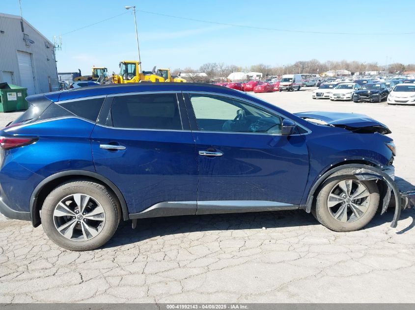 2021 Nissan Murano Sv Intelligent Awd VIN: 5N1AZ2BS9MC126295 Lot: 41992143