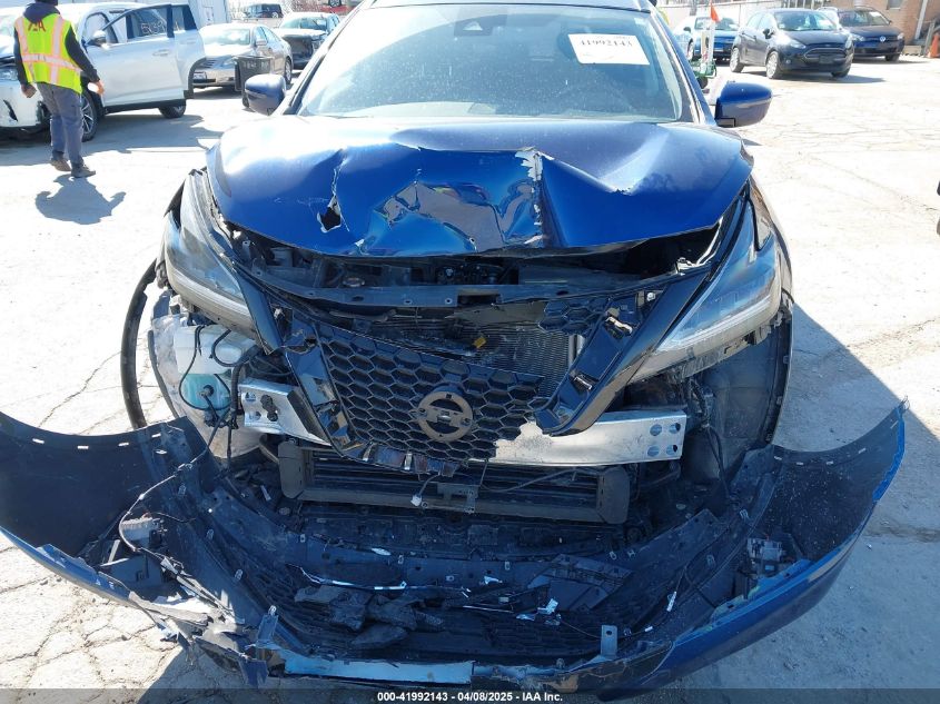 2021 Nissan Murano Sv Intelligent Awd VIN: 5N1AZ2BS9MC126295 Lot: 41992143