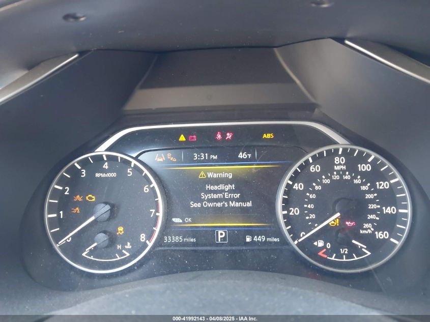 2021 Nissan Murano Sv Intelligent Awd VIN: 5N1AZ2BS9MC126295 Lot: 41992143