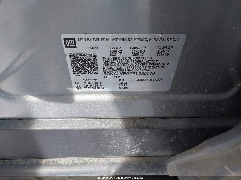 2023 GMC TERRAIN AWD SLT - 3GKALVEG7PL255776