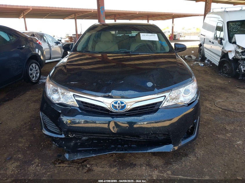 2012 TOYOTA CAMRY HYBRID VIN: 4T1BD1FK6CU035419