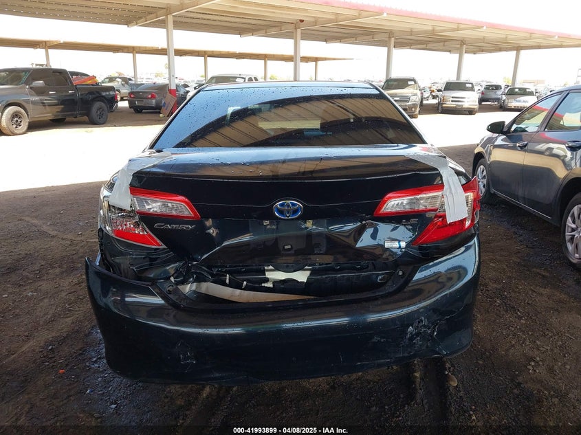 2012 TOYOTA CAMRY HYBRID VIN: 4T1BD1FK6CU035419