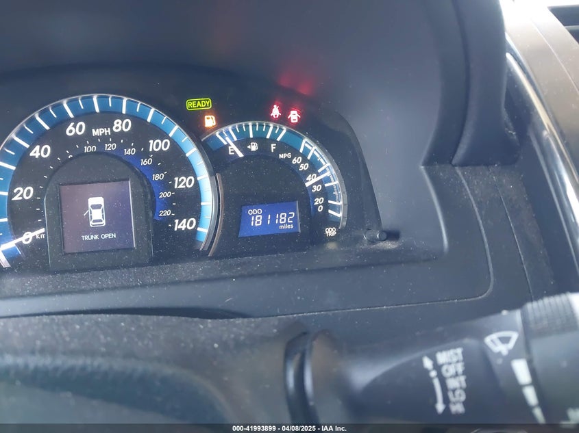 2012 TOYOTA CAMRY HYBRID VIN: 4T1BD1FK6CU035419