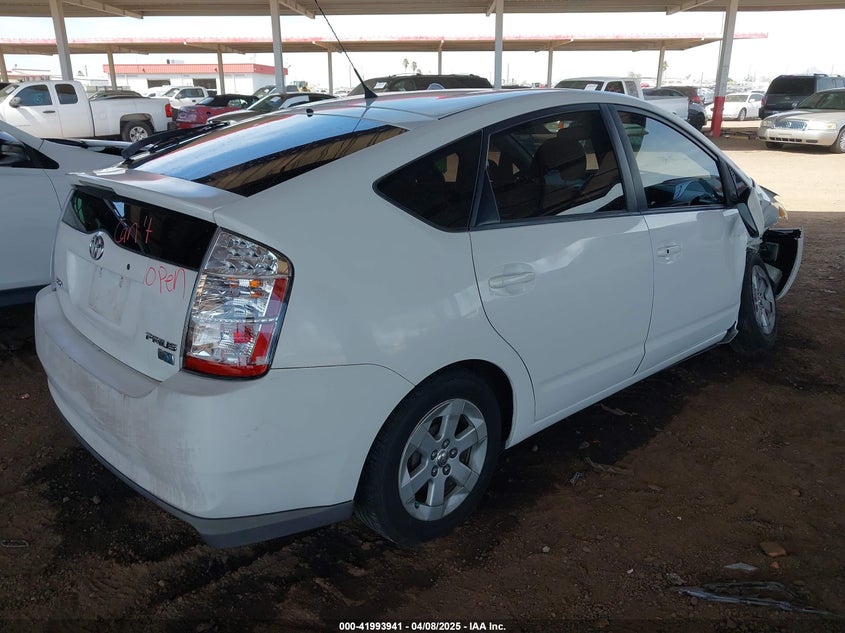 2008 TOYOTA PRIUS VIN: JTDKB20U587791517