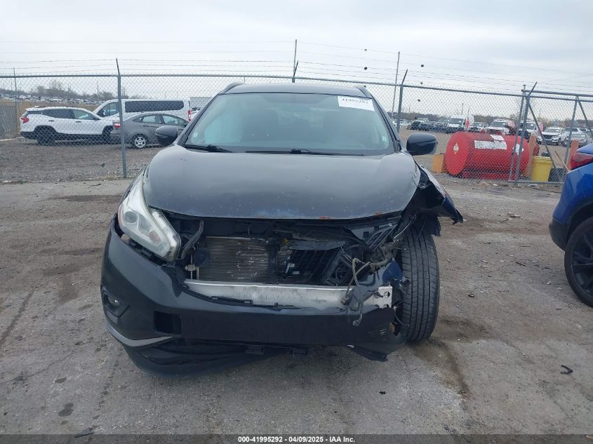 2017 Nissan Murano Sv VIN: 5N1AZ2MH2HN140325 Lot: 41995292