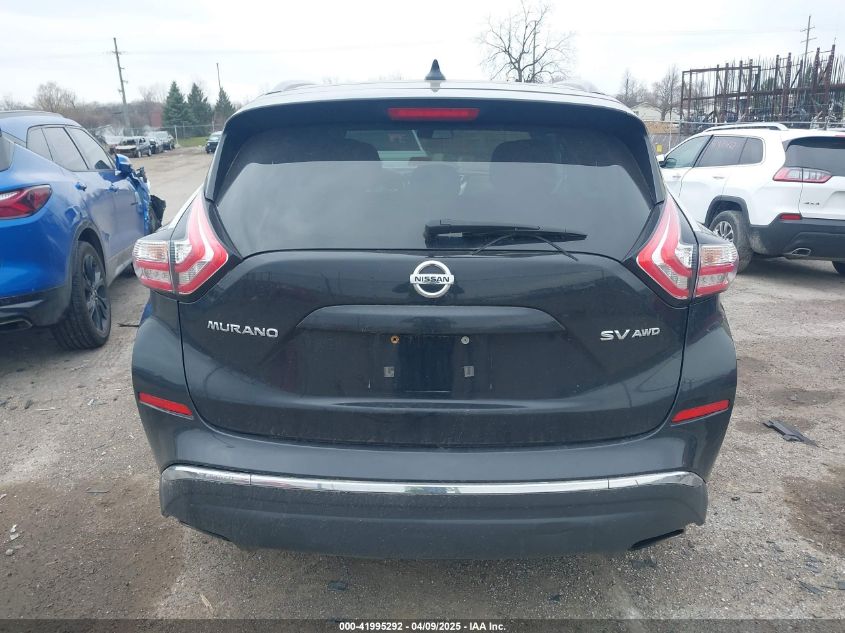 2017 Nissan Murano Sv VIN: 5N1AZ2MH2HN140325 Lot: 41995292
