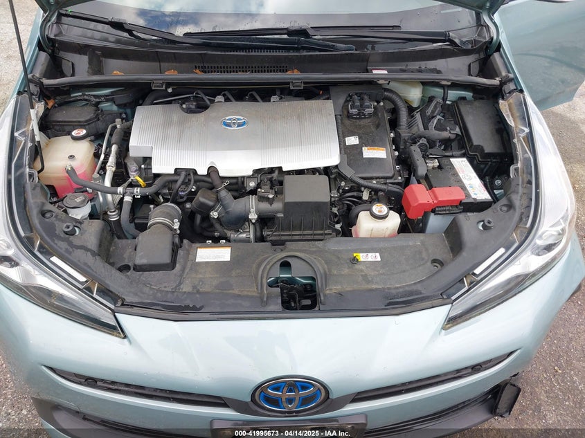 2019 TOYOTA PRIUS VIN: JTDKARFU0K3072502
