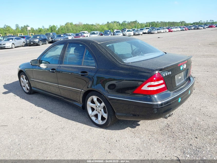 2007 MERCEDES-BENZ C 230 VIN: WDBRF52H07F909965