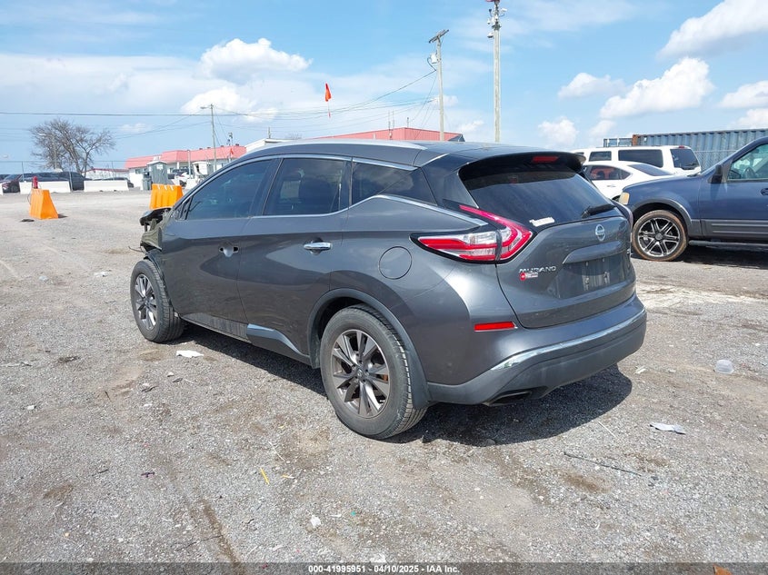 2016 Nissan Murano Sl VIN: 5N1AZ2MG9GN118893 Lot: 41995951