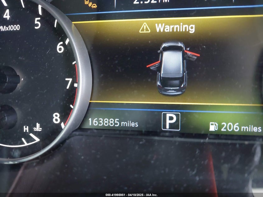 2016 Nissan Murano Sl VIN: 5N1AZ2MG9GN118893 Lot: 41995951