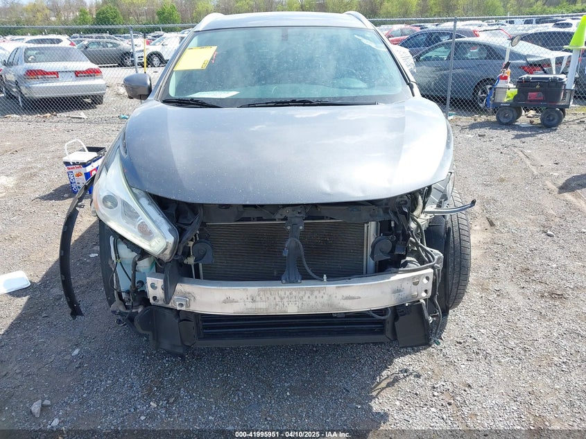 2016 Nissan Murano Sl VIN: 5N1AZ2MG9GN118893 Lot: 41995951