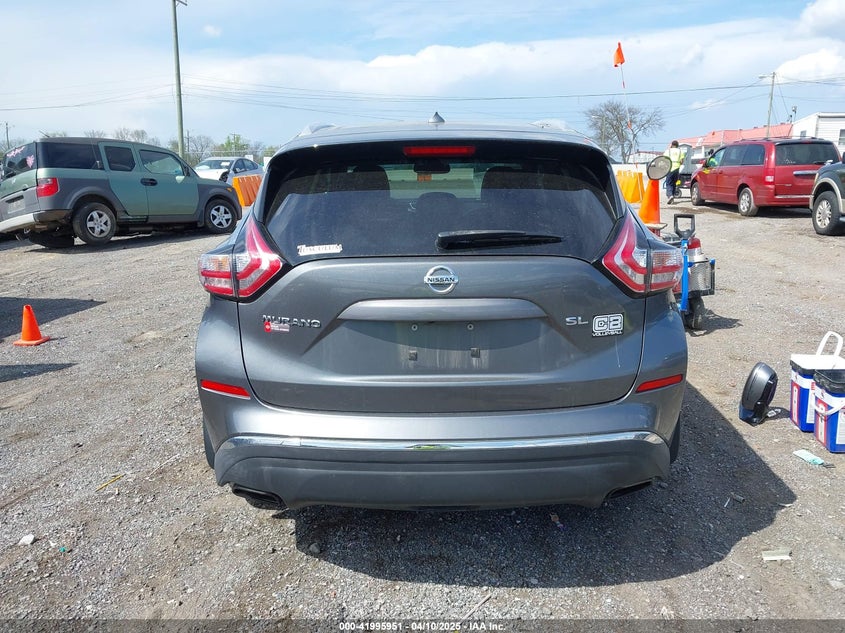 2016 Nissan Murano Sl VIN: 5N1AZ2MG9GN118893 Lot: 41995951