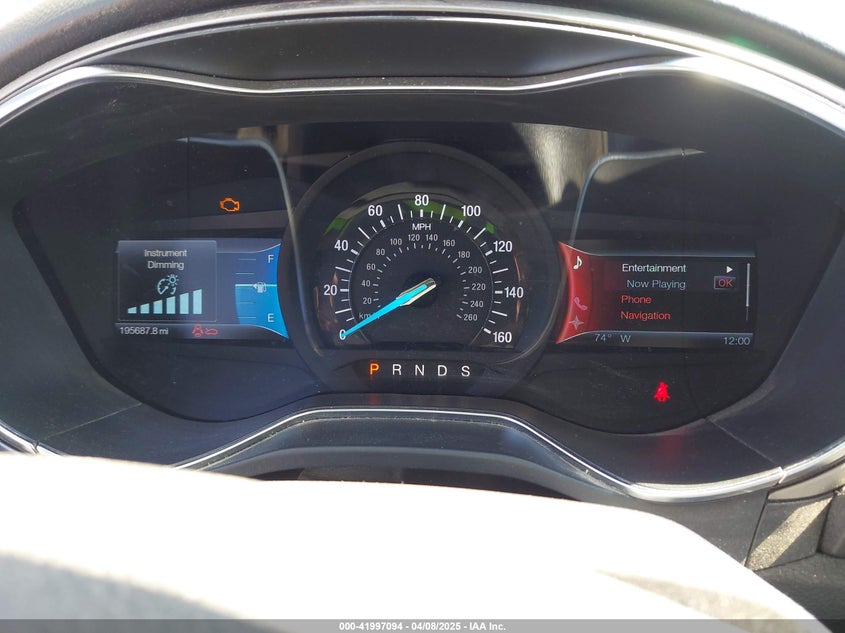2013 FORD FUSION VIN: 3FA6P0HR4DR337047