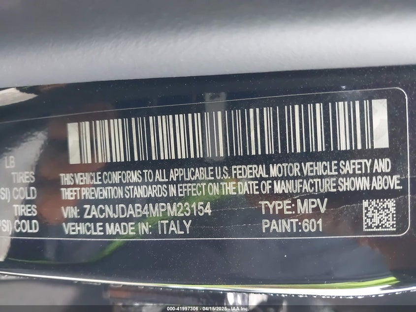 2021 JEEP RENEGADE JEEPSTER 4X4 - ZACNJDAB4MPM23154