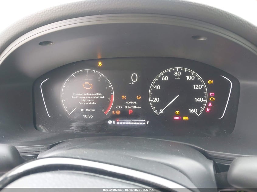 2025 HONDA CIVIC 2.0L I-4 DI, DOHC, V(VIN: 2HGFE2F59SH539310