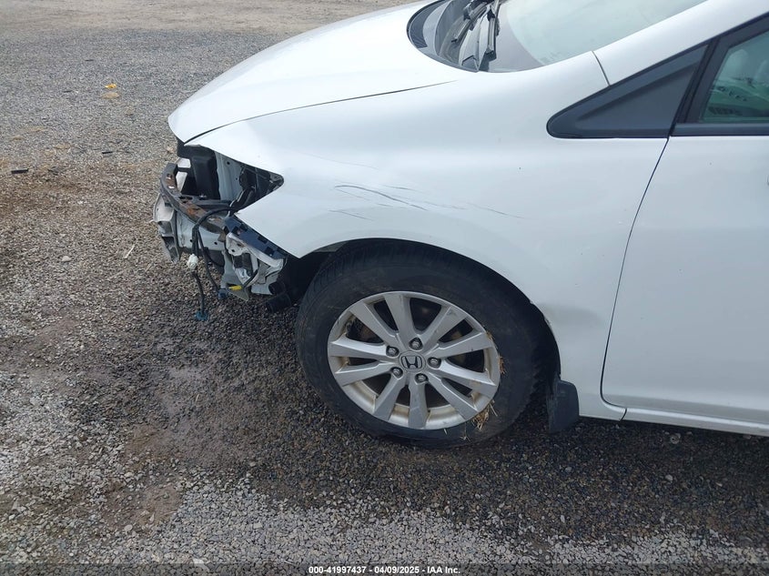 2012 HONDA CIVIC VIN: 2HGFG3B86CH504886
