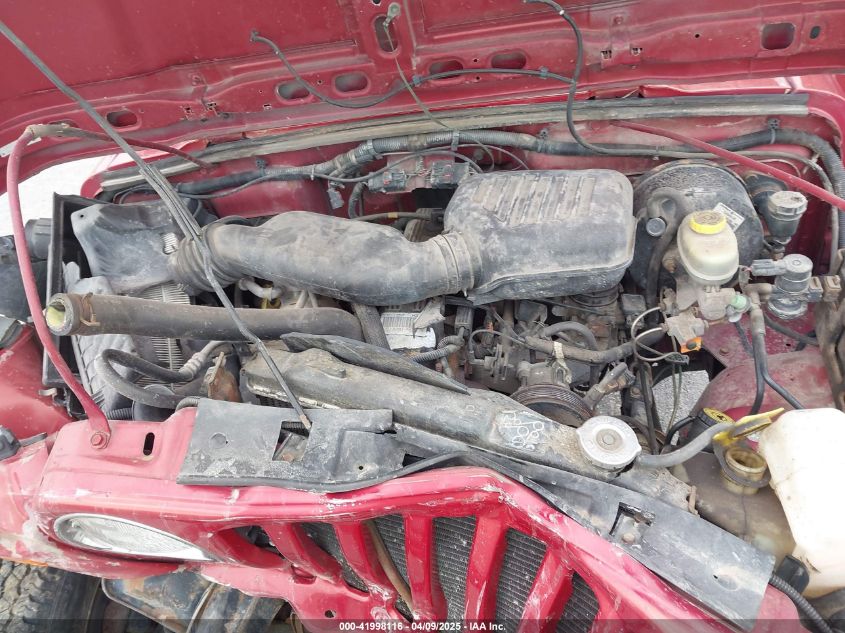 1998 Jeep Wrangler Se VIN: 1J4FY29PXWP785510 Lot: 41998116